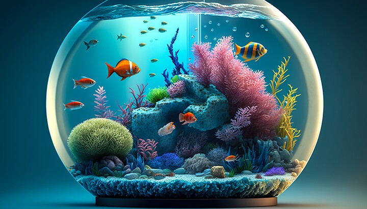 выбор и оформление аквариума