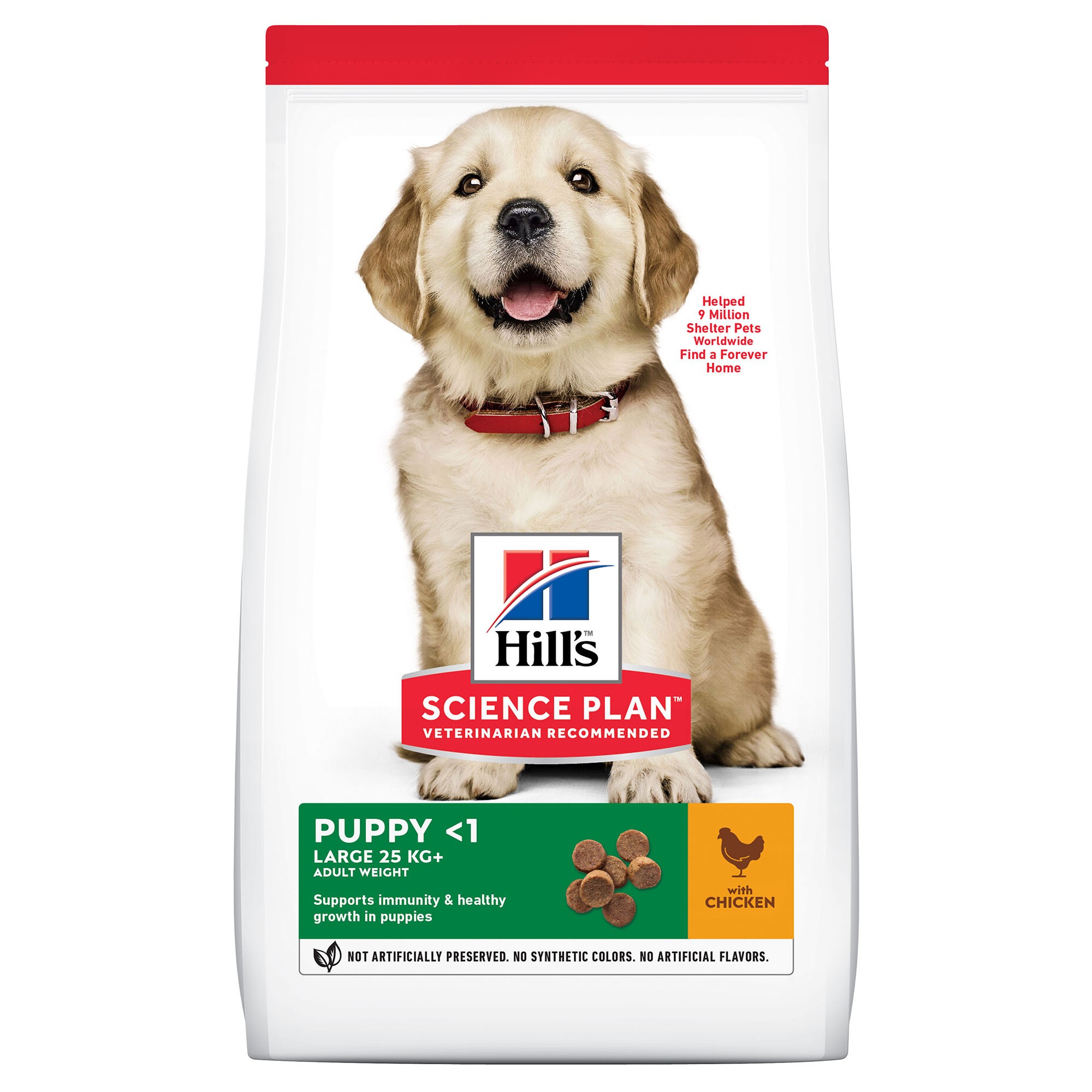 Сухой корм для щенков Hill's Science Plan Puppy Healthy Development Large