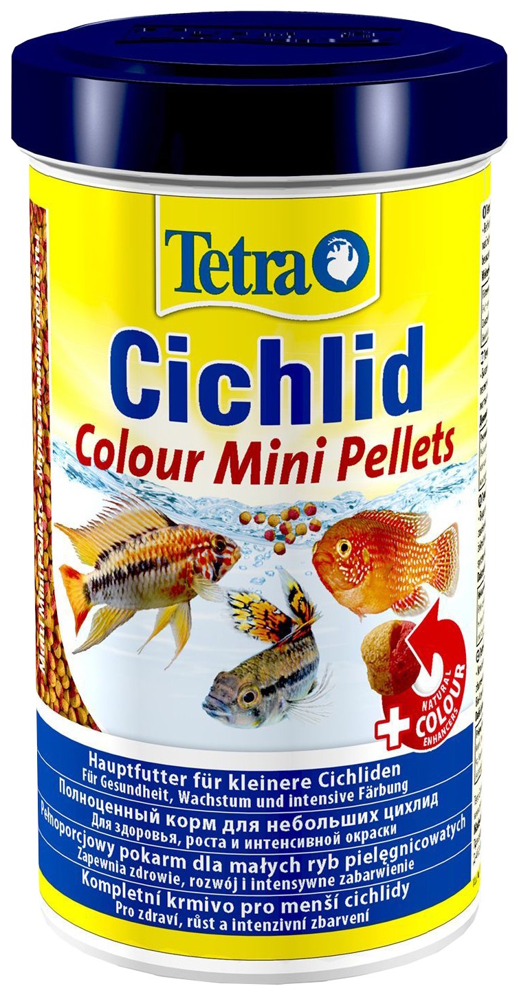 Корм для всех видов цихлид Tetra Cichlid Colour Mini для улучшения окраса