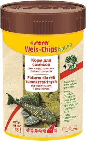 Корм для лорикариевых сомиков Sera Wels Chips