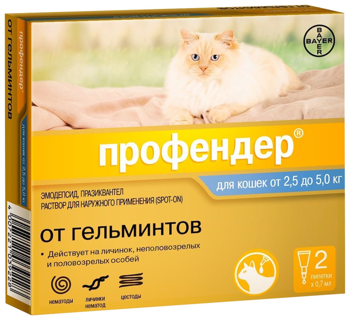 Антигельминтик для кошек Bayer Профендер