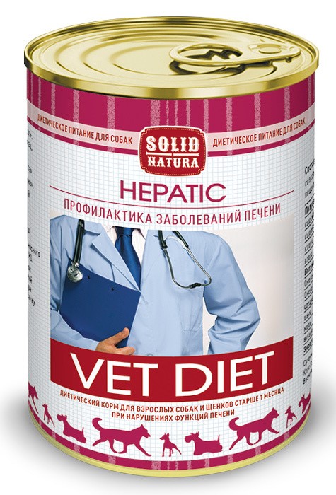 Консервы для собак SOLID NATURA Vet Hepatic