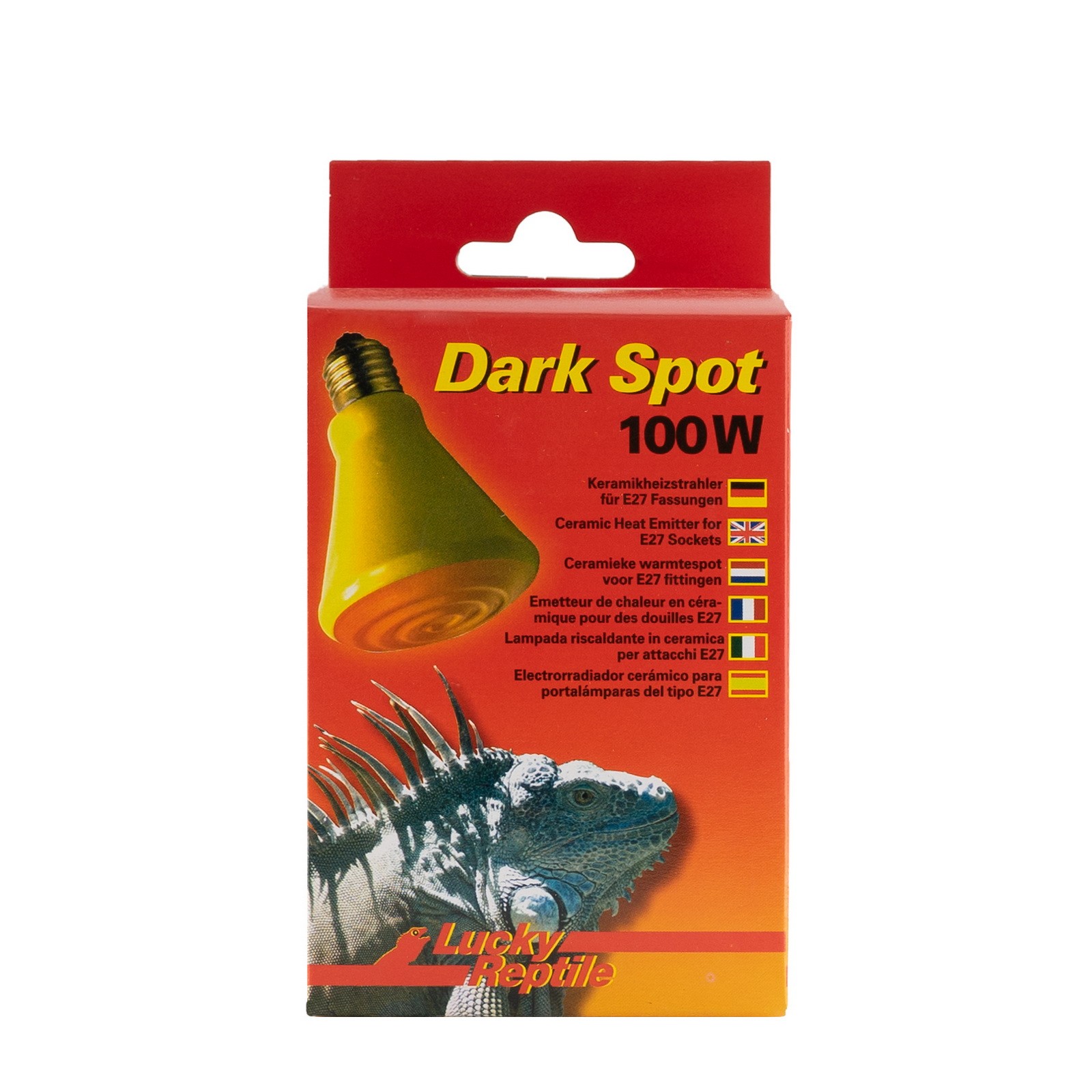 Керамический нагреватель для террариума Lucky Reptile Dark Spot 100 Вт