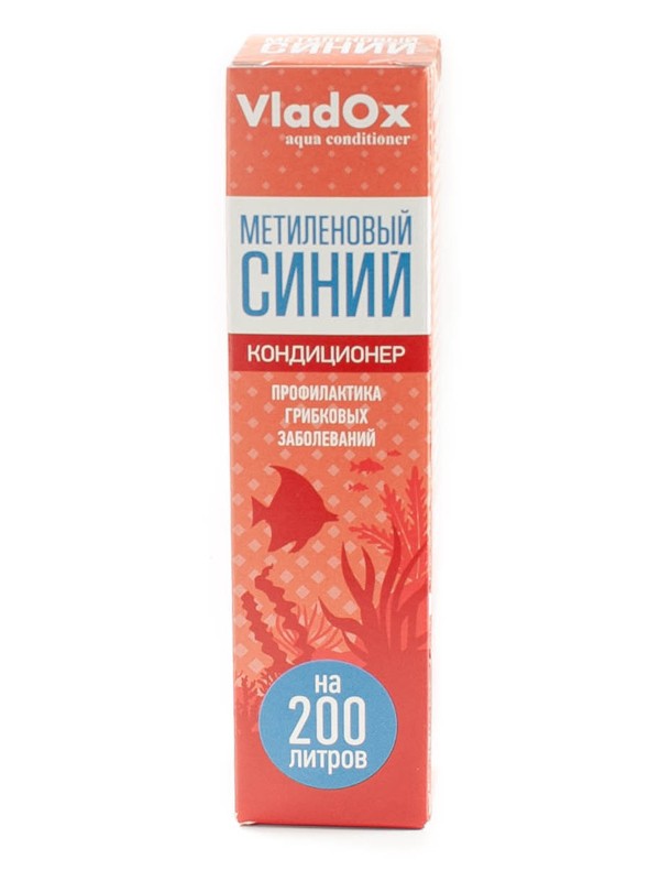 Кондиционер Vladox Метиленовый Синий 81439 для аквариумной воды Синий 50мл на 200л