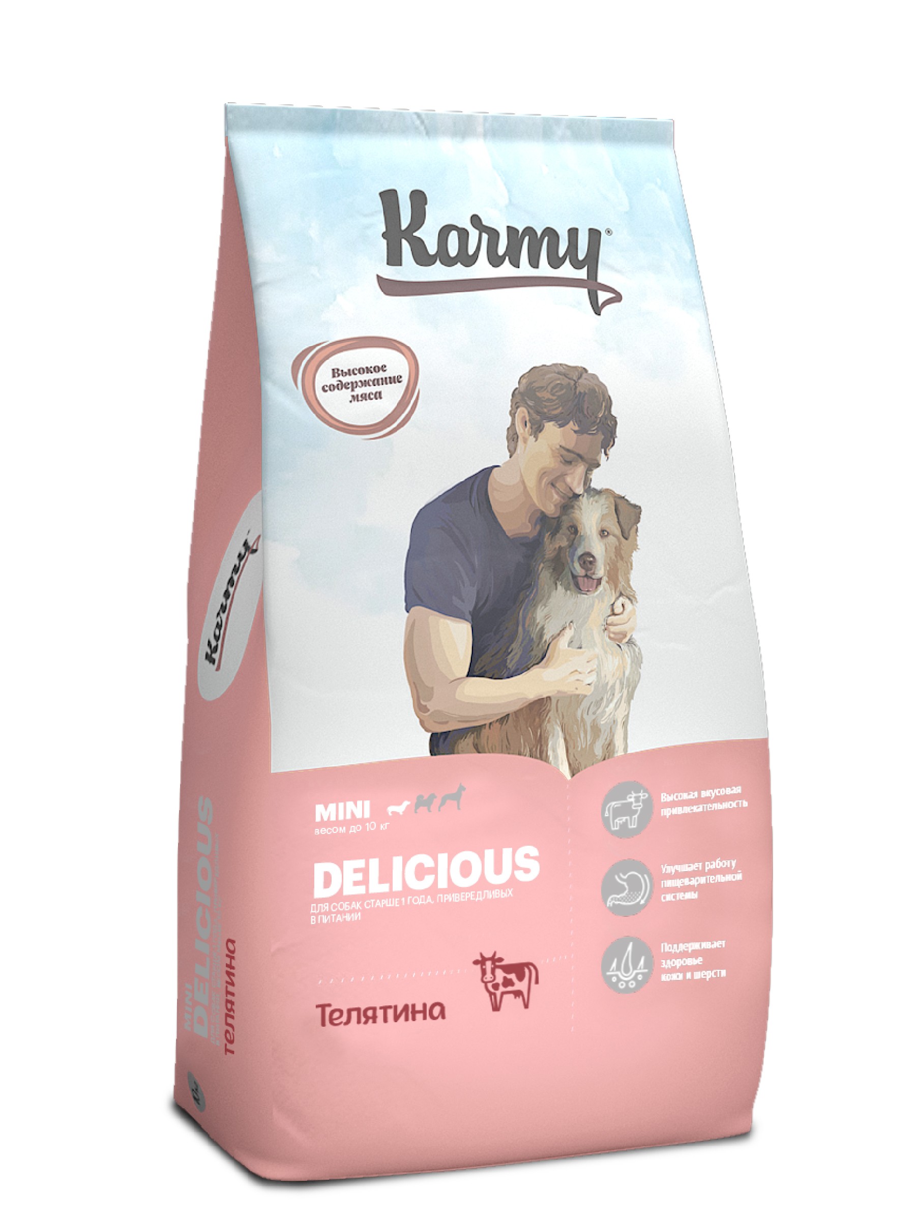 Сухой корм для собак Karmy Delicious Mini