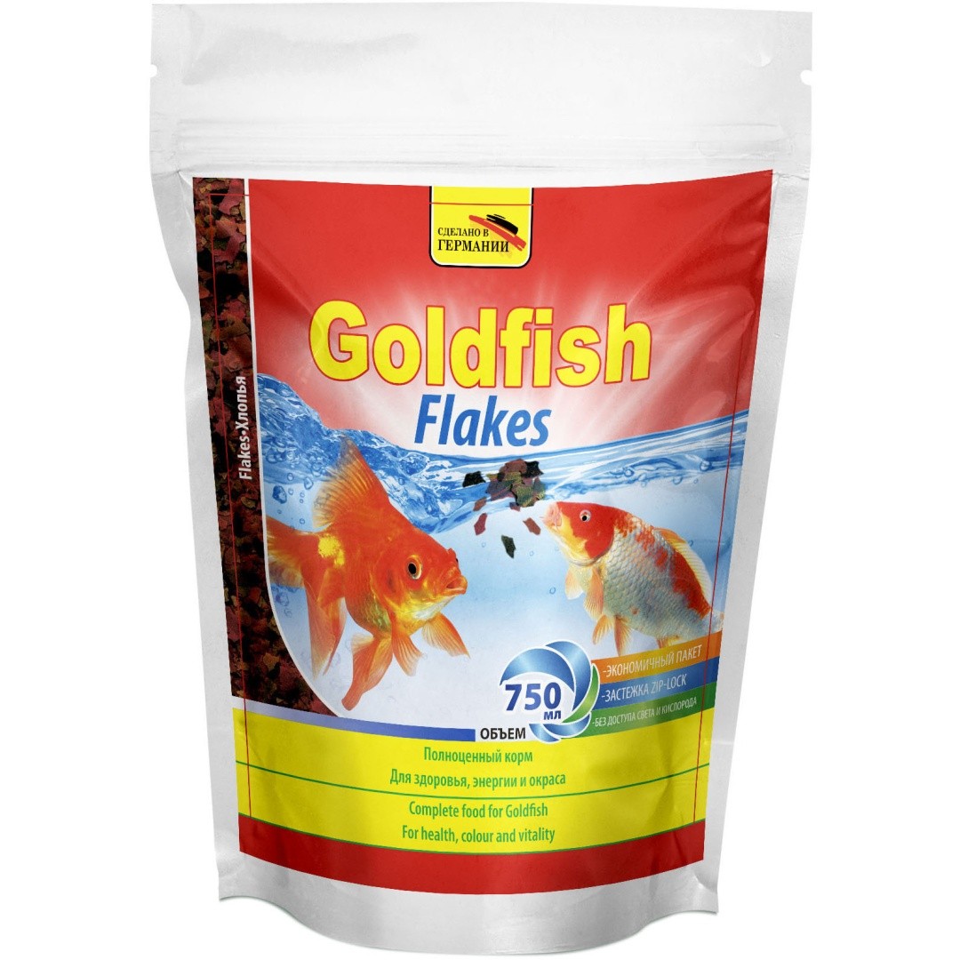 Корм для аквариумных рыб Novamark Goldfish Flakes 750 мл