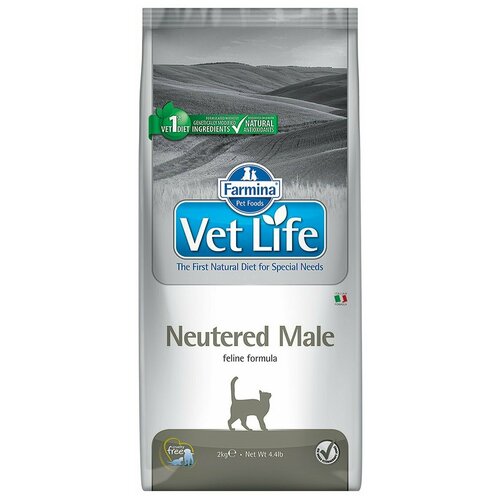 Корм для кастрированных котов Farmina Vet Life