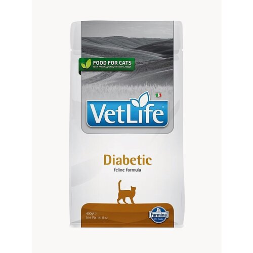 Сухой диетический корм Farmina Vet Life Diabetic для кошек с сахарным диабетом