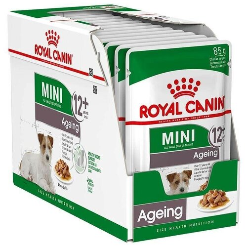 Корм для пожилых собак Royal Canin Mini Ageing 12+ pouch 12 шт. х 85 г