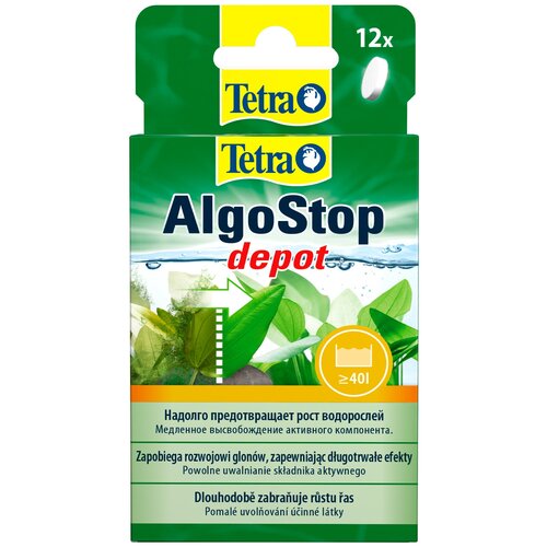 Средство Tetra AlgoStop Depot против водорослей длительного действия 12 таб
