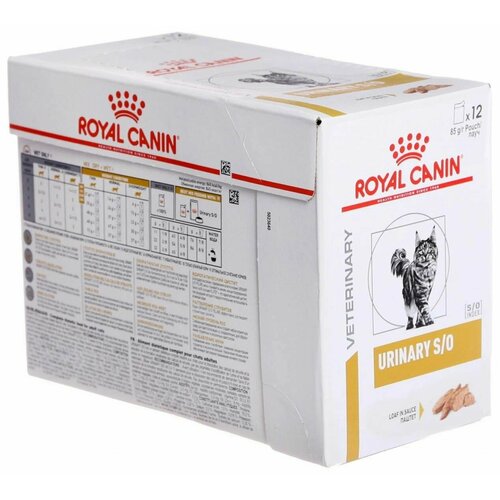 Корм для кошек Royal Canin URINARY S/O Паштет (85г по 12шт)